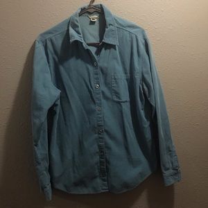 J.Crew blue corduroy shirt